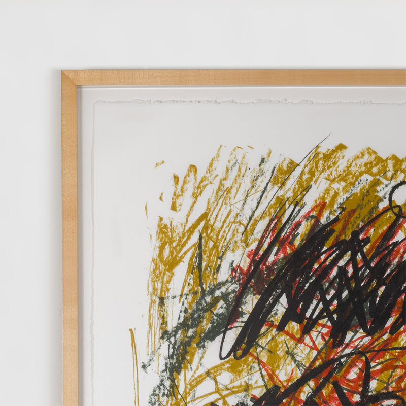 JOAN MITCHELL "FLOWER III" LITHOGRAPH, 1981