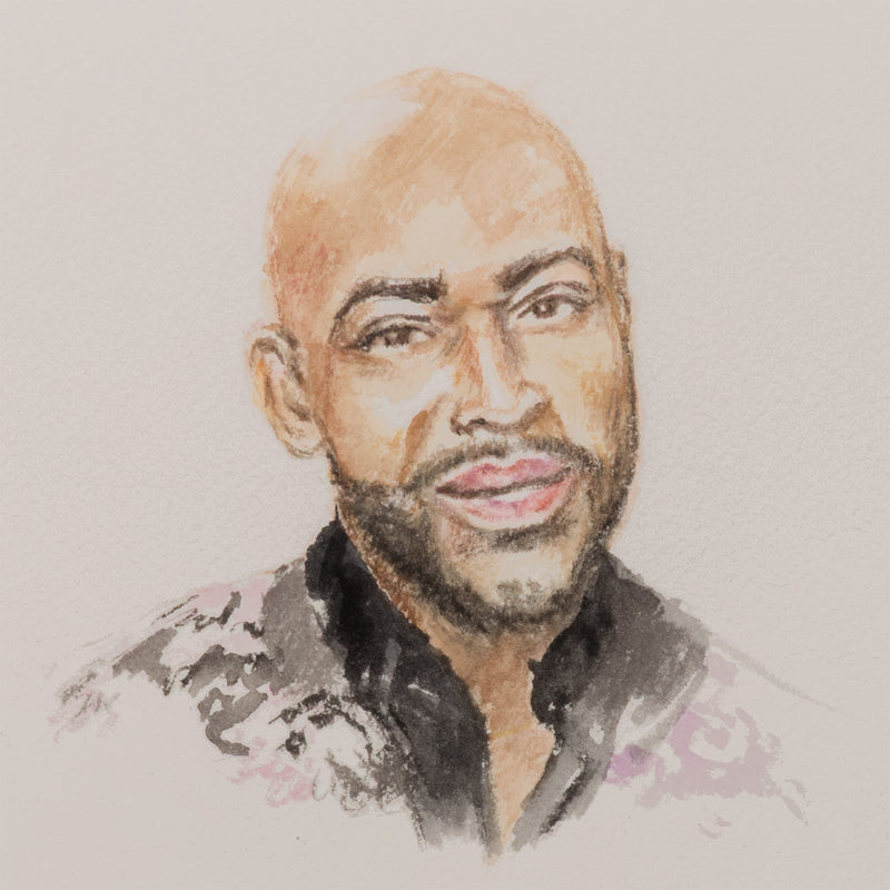 JOANNE TOD "FAB FIVE" WATERCOLOR, 2025