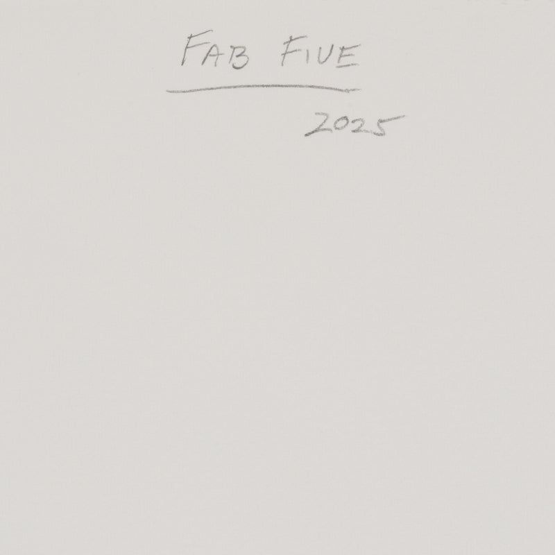 JOANNE TOD "FAB FIVE" WATERCOLOR, 2025