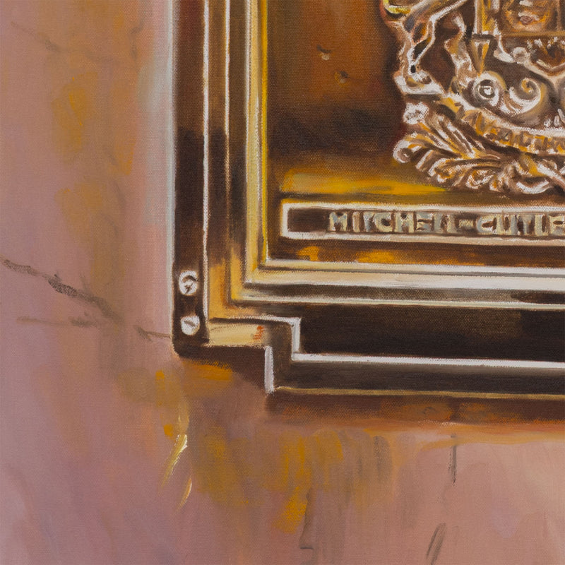 joanne tod painting canada mail canada post mail chute canadiana imagery beaver 2025 canadian artist contemporary canadian painter 