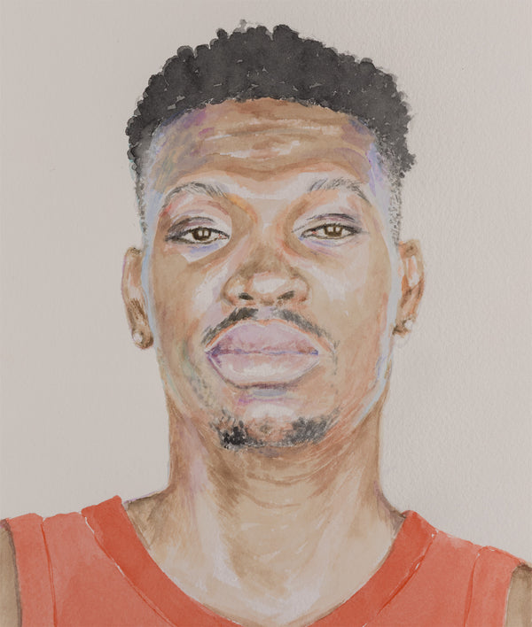 JOANNE TOD "CHRIS BOUCHER" WATERCOLOR, 2025