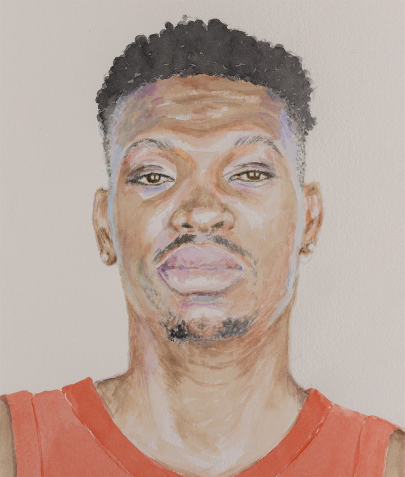 JOANNE TOD "CHRIS BOUCHER" WATERCOLOR, 2025