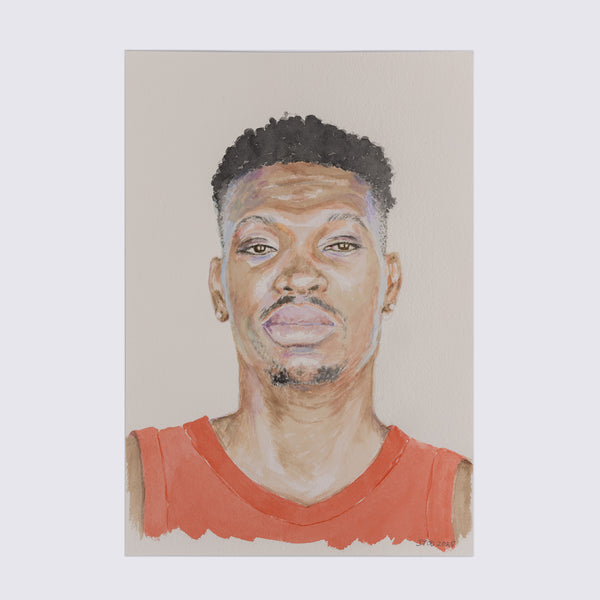 JOANNE TOD "CHRIS BOUCHER" WATERCOLOR, 2025