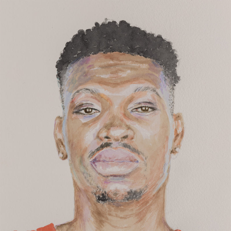 JOANNE TOD "CHRIS BOUCHER" WATERCOLOR, 2025