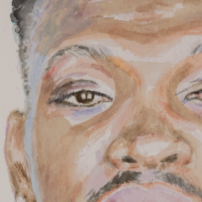 JOANNE TOD "CHRIS BOUCHER" WATERCOLOR, 2025