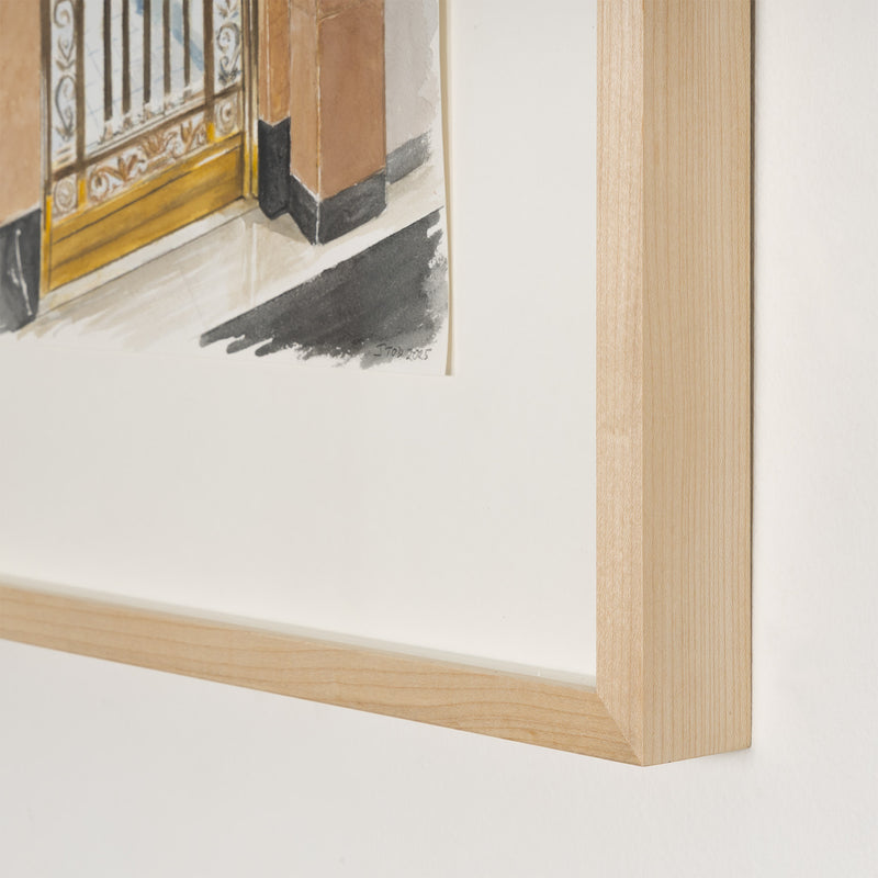 JOANNE TOD "GLASS AND BRASS" WATERCOLOR, 2025