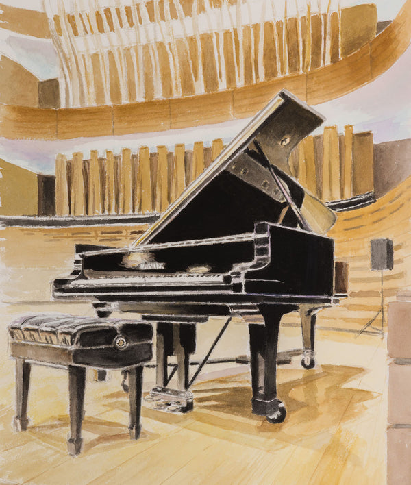 JOANNE TOD "ANTICIPATION" WATERCOLOR, 2025