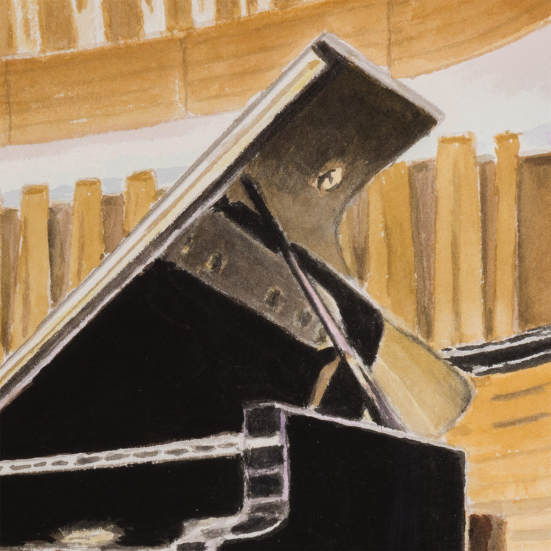 JOANNE TOD "ANTICIPATION" WATERCOLOR, 2025