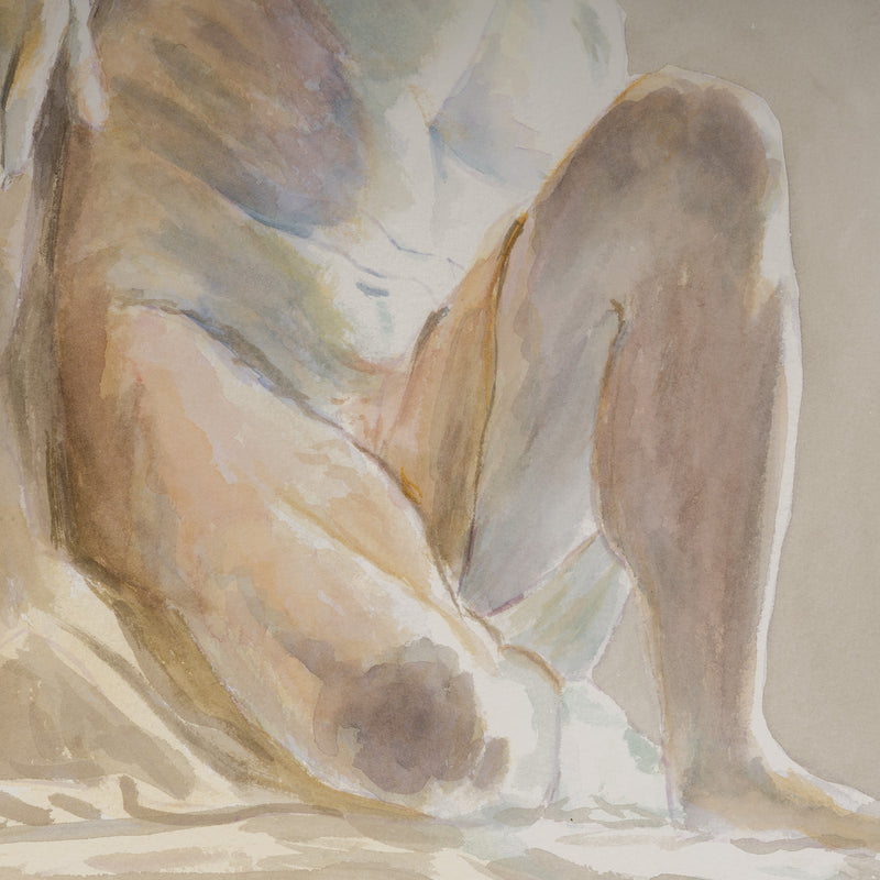 JOANNE TOD "GREEK STATUE" WATERCOLOR, 2020