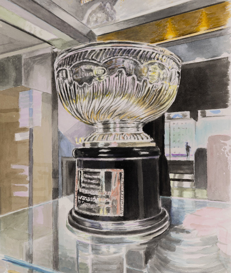JOANNE TOD "THE ORIGINAL STANLEY CUP" WATERCOLOR, 2025