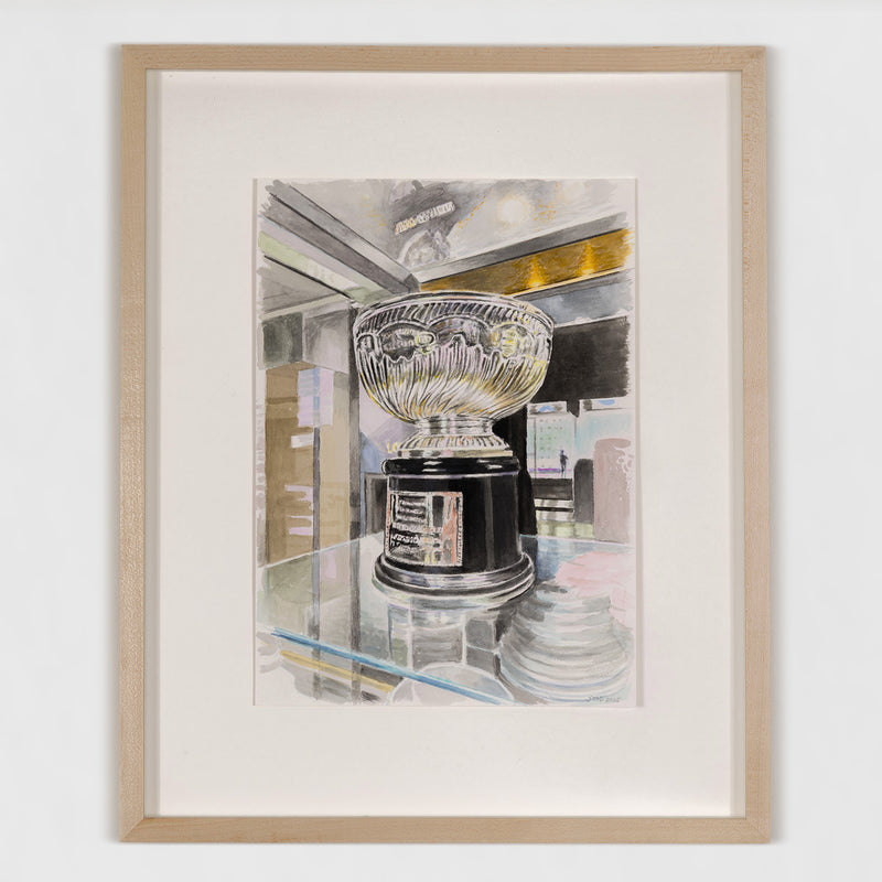 JOANNE TOD "THE ORIGINAL STANLEY CUP" WATERCOLOR, 2025