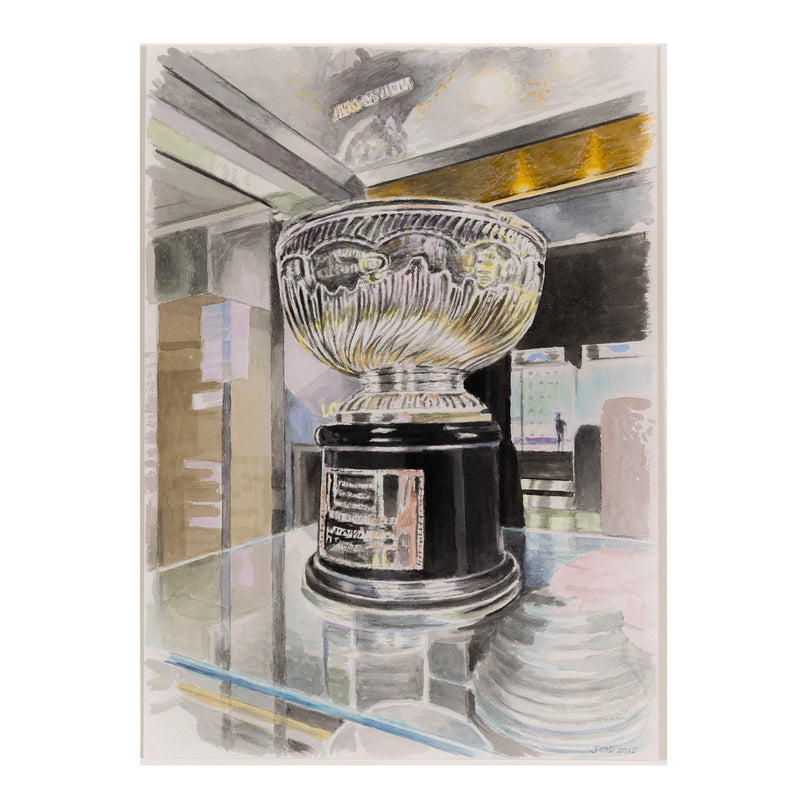 JOANNE TOD "THE ORIGINAL STANLEY CUP" WATERCOLOR, 2025