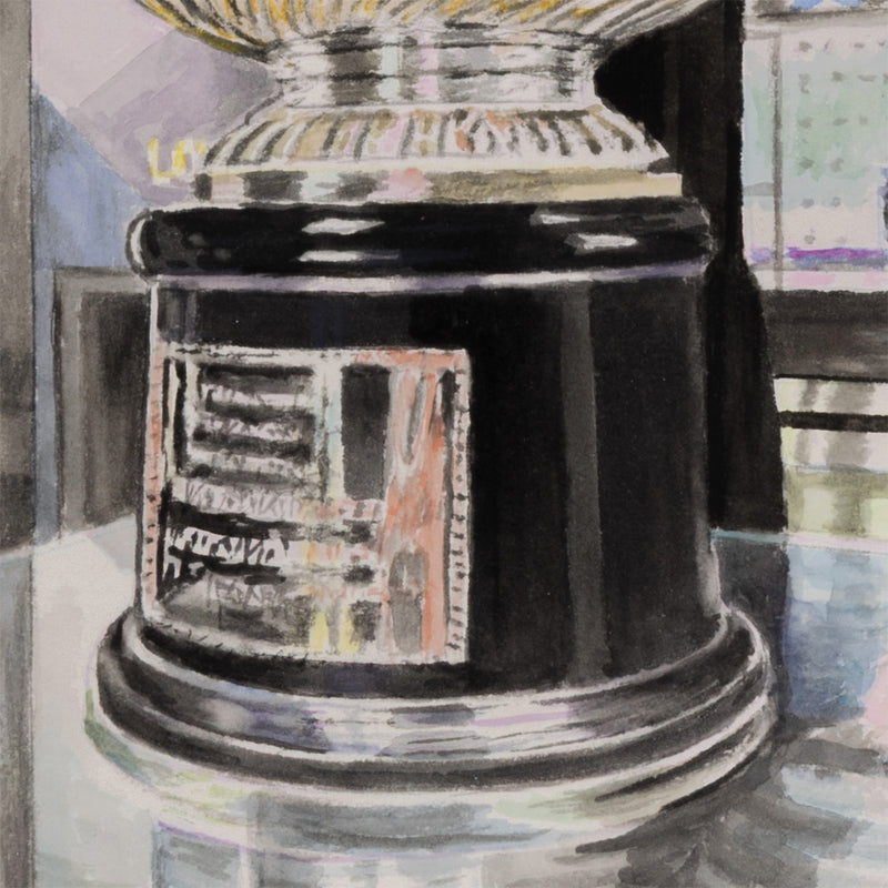 JOANNE TOD "THE ORIGINAL STANLEY CUP" WATERCOLOR, 2025