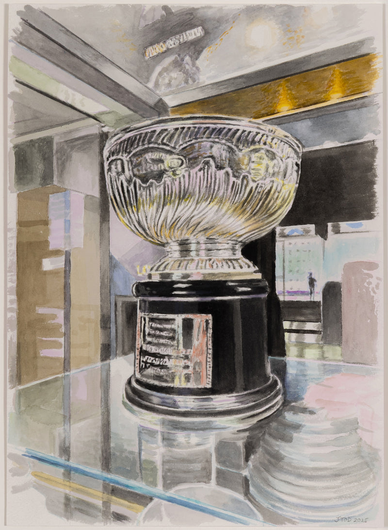 JOANNE TOD "THE ORIGINAL STANLEY CUP" WATERCOLOR, 2025