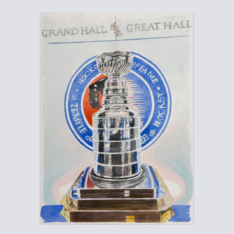 JOANNE TOD "STANLEY CUP" WATERCOLOR, 2025