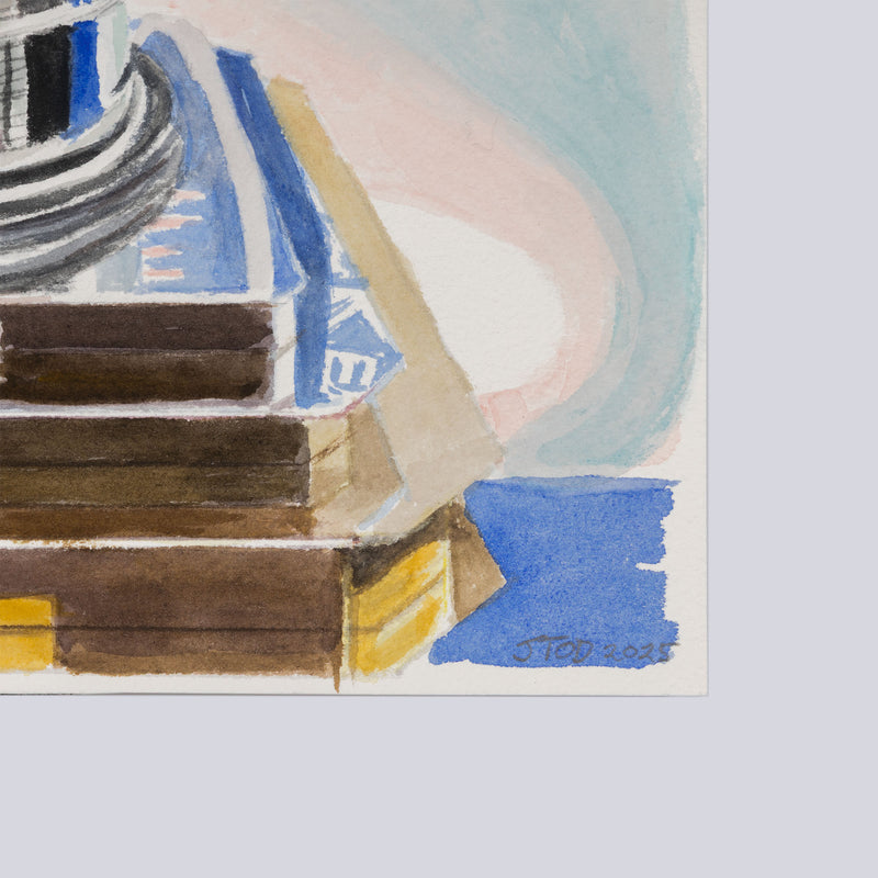 JOANNE TOD "STANLEY CUP" WATERCOLOR, 2025