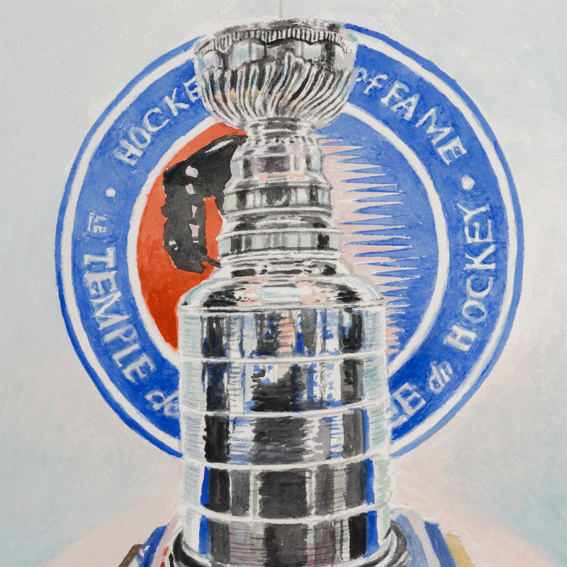 JOANNE TOD "STANLEY CUP" WATERCOLOR, 2025