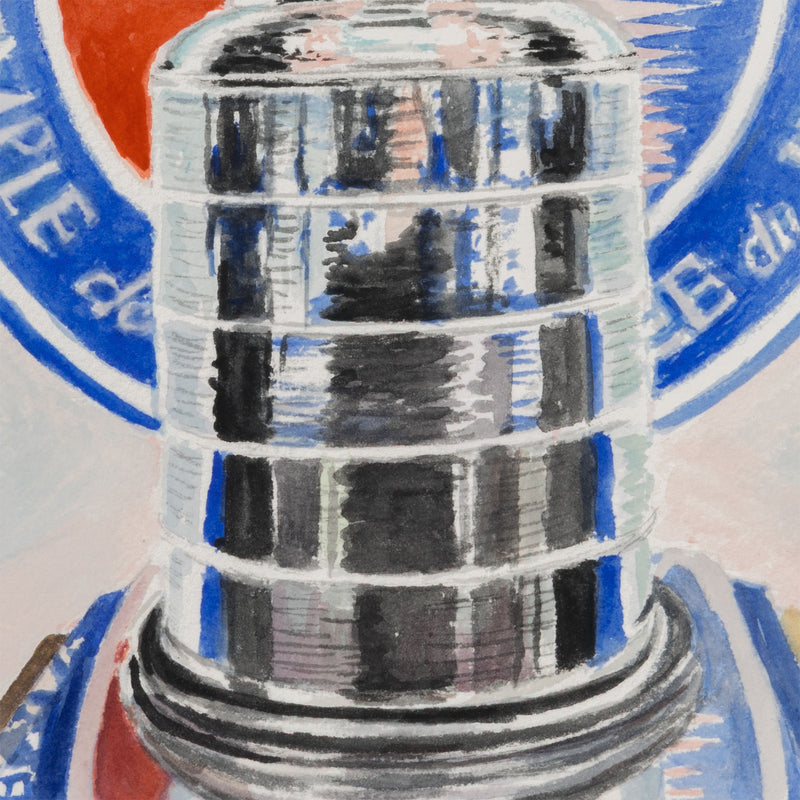 JOANNE TOD "STANLEY CUP" WATERCOLOR, 2025