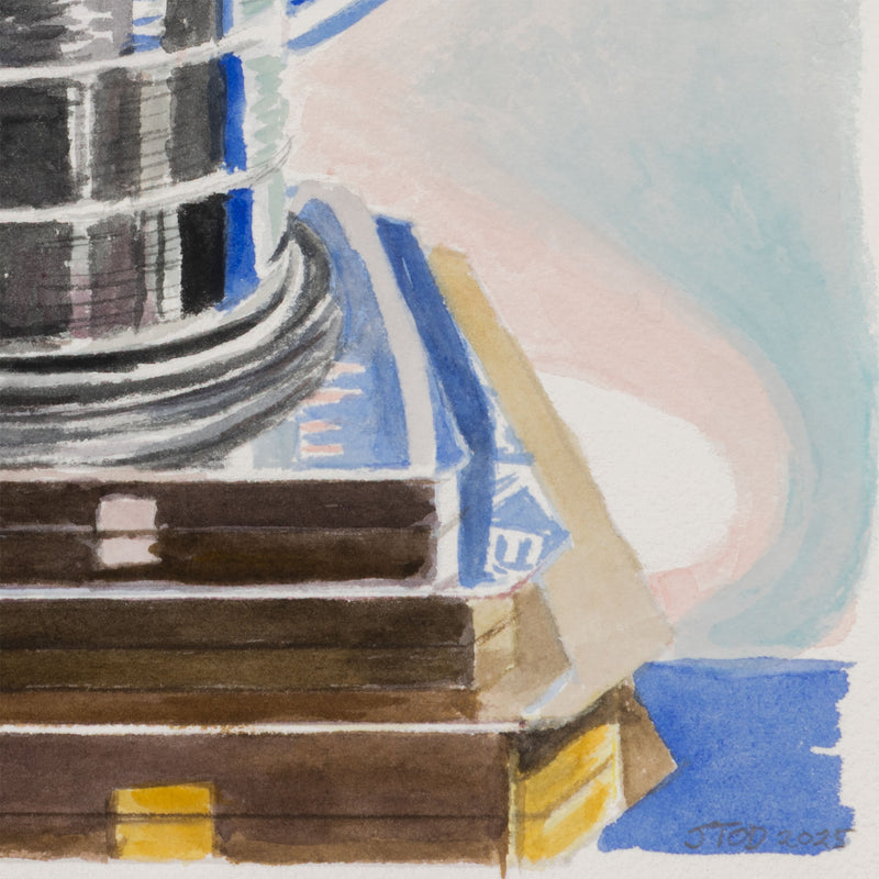 JOANNE TOD "STANLEY CUP" WATERCOLOR, 2025