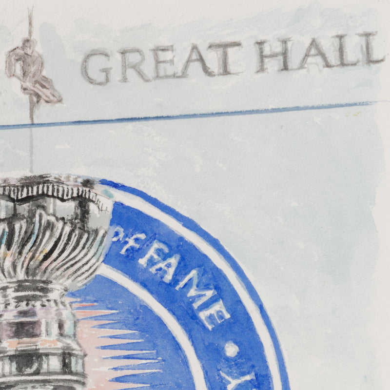 JOANNE TOD "STANLEY CUP" WATERCOLOR, 2025