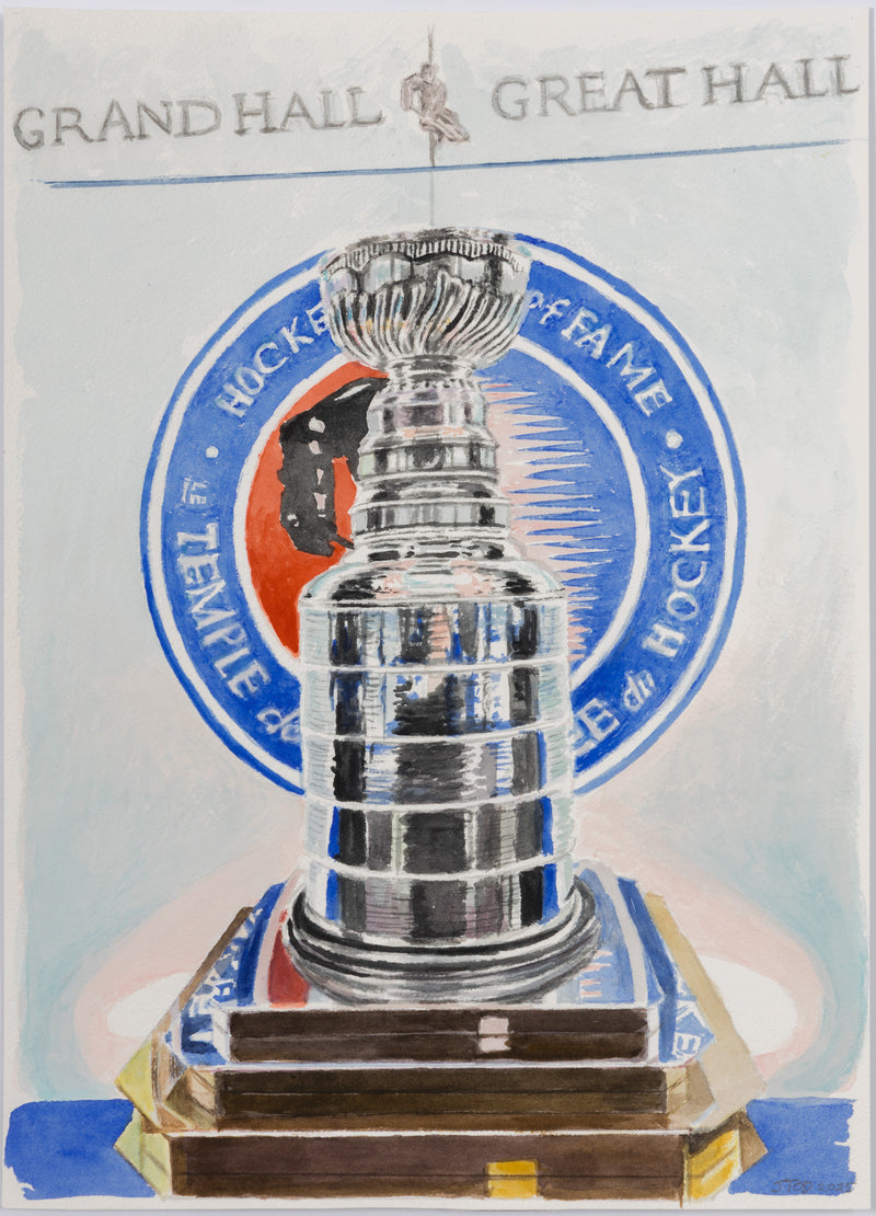JOANNE TOD "STANLEY CUP" WATERCOLOR, 2025