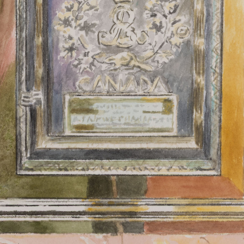 JOANNE TOD "YONGE ST" WATERCOLOR, 2025