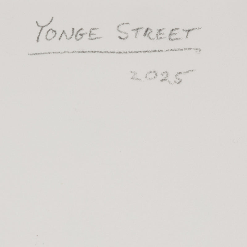 JOANNE TOD "YONGE ST" WATERCOLOR, 2025