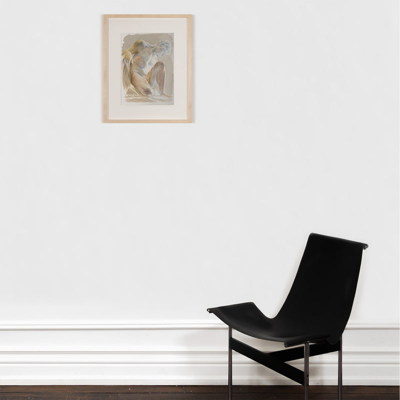 JOANNE TOD "GREEK STATUE" WATERCOLOR, 2020