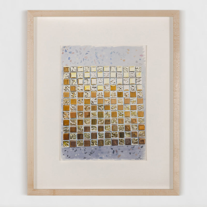 JOANNE TOD "TERRAZZO TILES" WATERCOLOR, 2025
