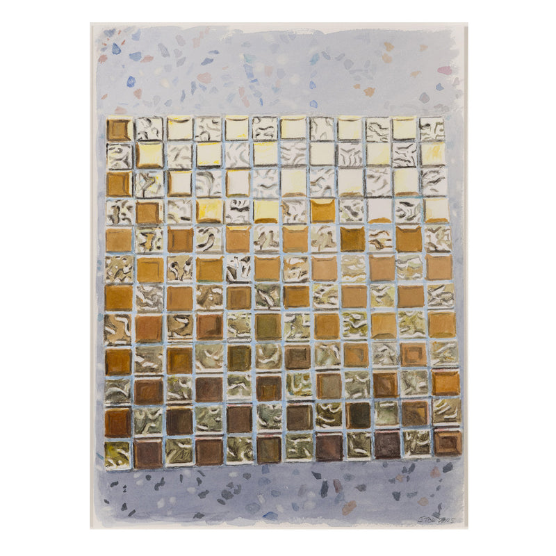 JOANNE TOD "TERRAZZO TILES" WATERCOLOR, 2025