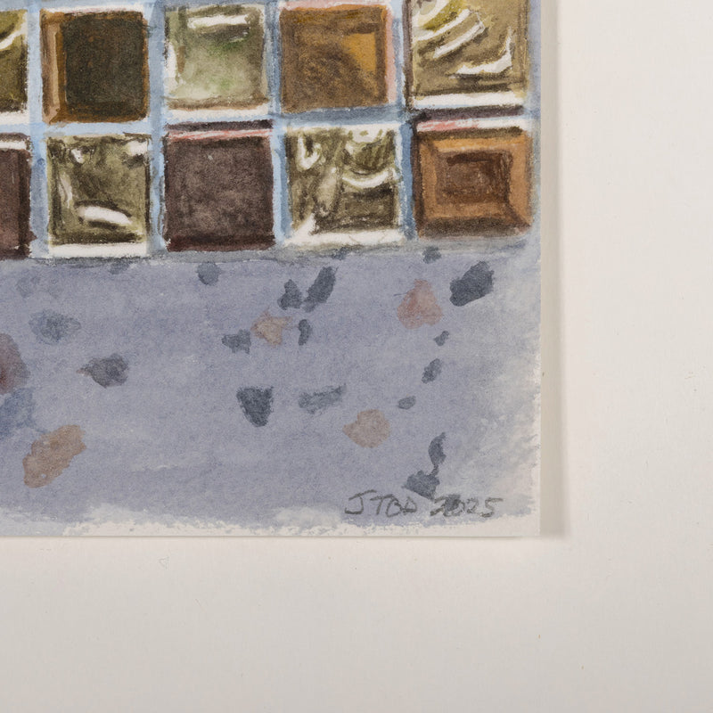 JOANNE TOD "TERRAZZO TILES" WATERCOLOR, 2025