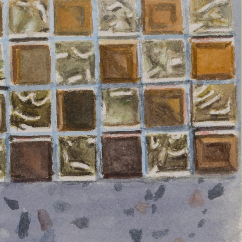 JOANNE TOD "TERRAZZO TILES" WATERCOLOR, 2025