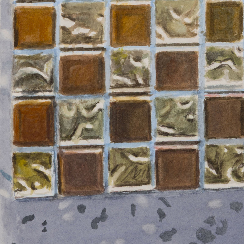 JOANNE TOD "TERRAZZO TILES" WATERCOLOR, 2025
