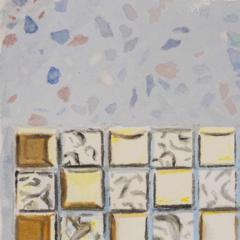 JOANNE TOD "TERRAZZO TILES" WATERCOLOR, 2025