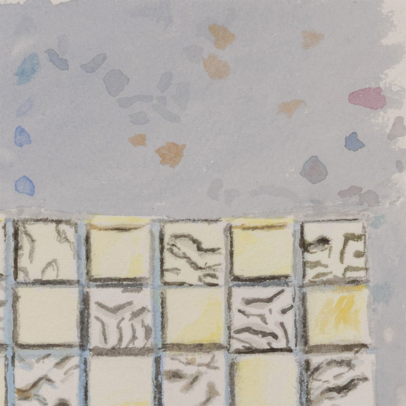 JOANNE TOD "TERRAZZO TILES" WATERCOLOR, 2025