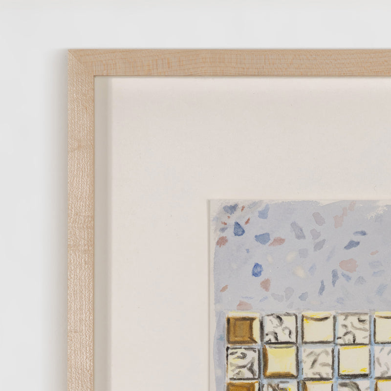 JOANNE TOD "TERRAZZO TILES" WATERCOLOR, 2025