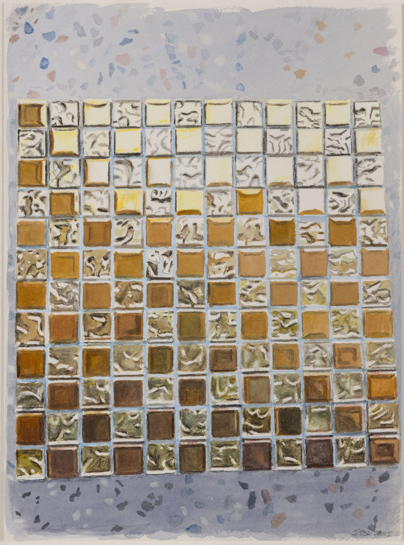 JOANNE TOD "TERRAZZO TILES" WATERCOLOR, 2025
