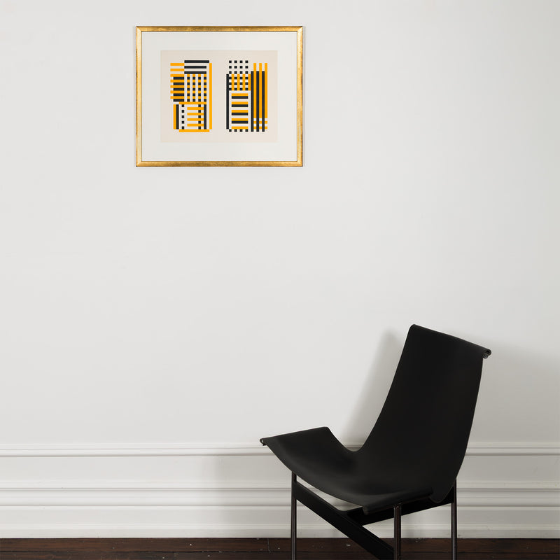 JOSEF ALBERS "EA" SCREENPRINT, 1973