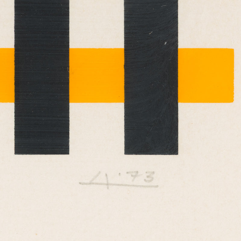 JOSEF ALBERS "EA" SCREENPRINT, 1973