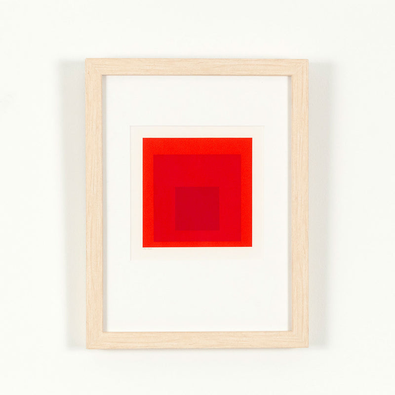 JOSEF ALBERS "EITHER/OR" SERIGRAPH, 1973