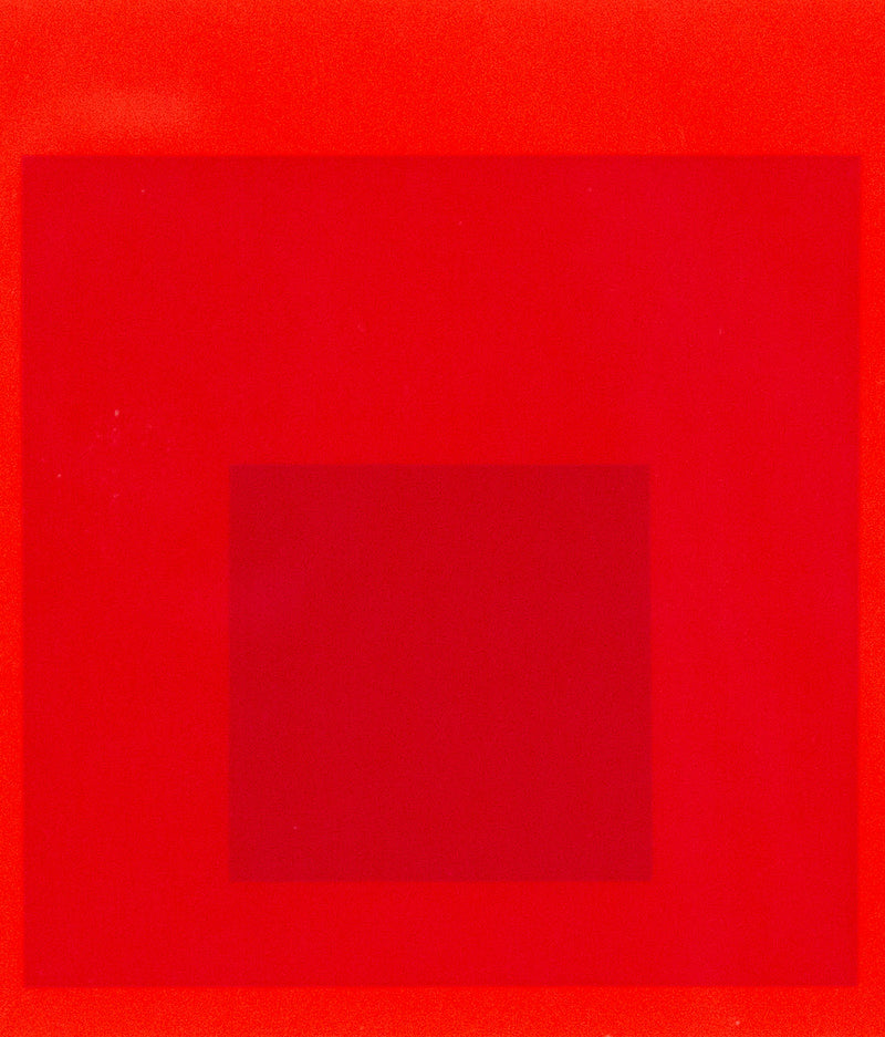 JOSEF ALBERS "EITHER/OR" SERIGRAPH, 1973