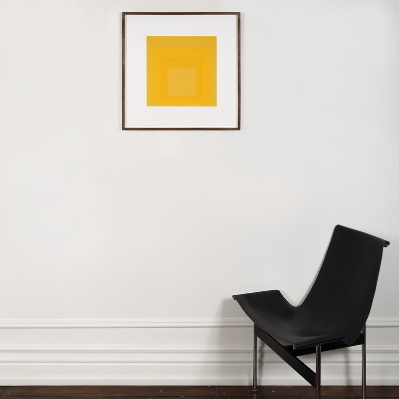 JOSEF ALBERS "GARDEN YELLOWS" SERIGRAPH, 1969
