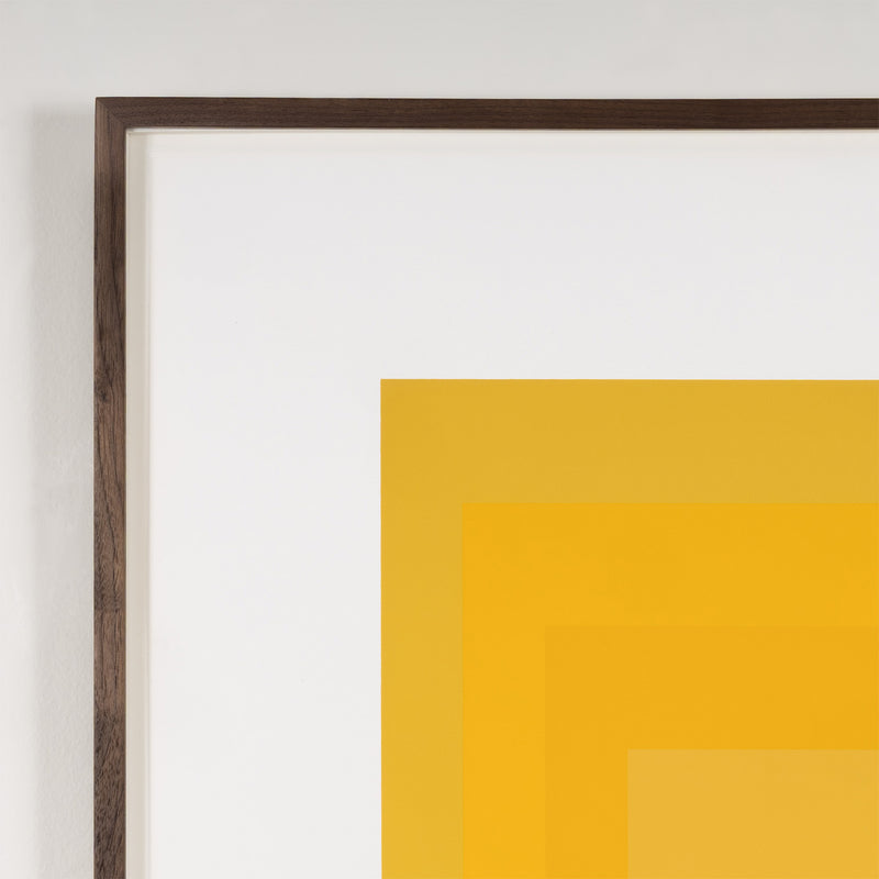 JOSEF ALBERS "GARDEN YELLOWS" SERIGRAPH, 1969