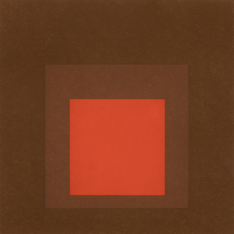 Famous mid-century American artist Josef Albers "Homage to the Square" 1964