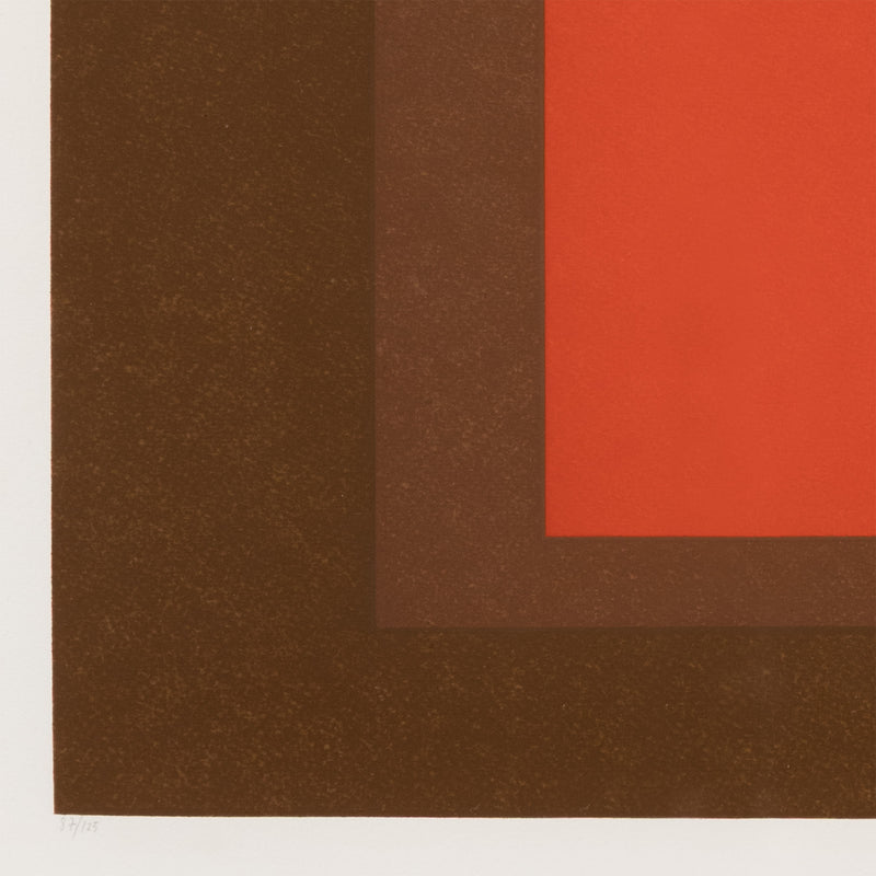 Famous mid-century American artist Josef Albers "Homage to the Square" 1964