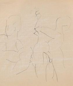 JOYCE WIELAND "ENTER" DRAWING, 1962