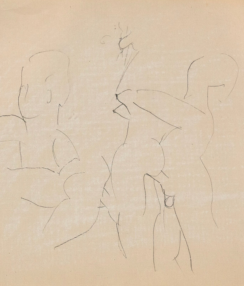 JOYCE WIELAND "ENTER" DRAWING, 1962