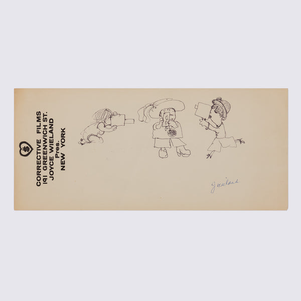 JOYCE WIELAND "SUPER 8" DRAWING