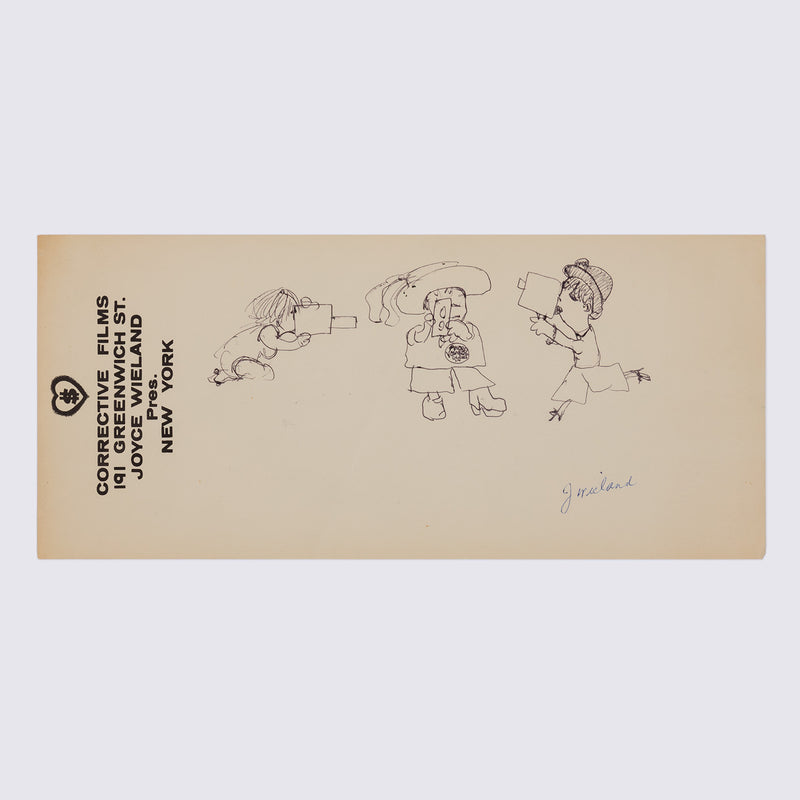 JOYCE WIELAND "SUPER 8" DRAWING