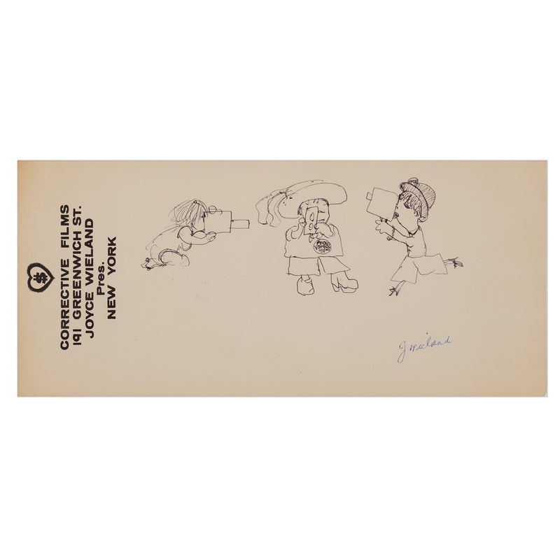 JOYCE WIELAND "SUPER 8" DRAWING